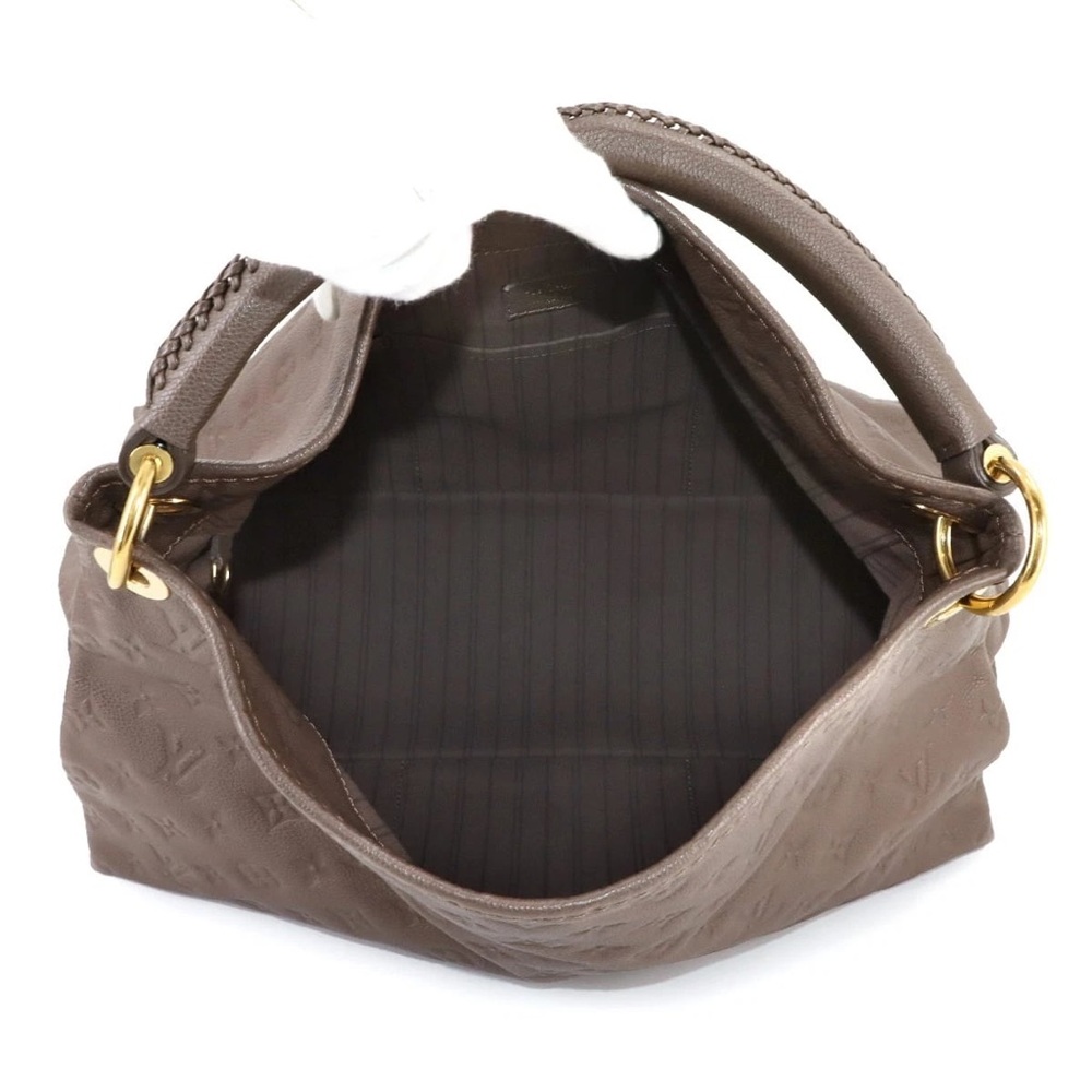 Authentic Louis Vuitton Artsy MM Terre Brown empreinte leather $3800 MSRP - Picture 12 of 14